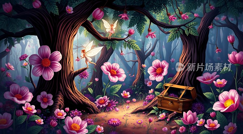 精灵秘境魔法森林探险