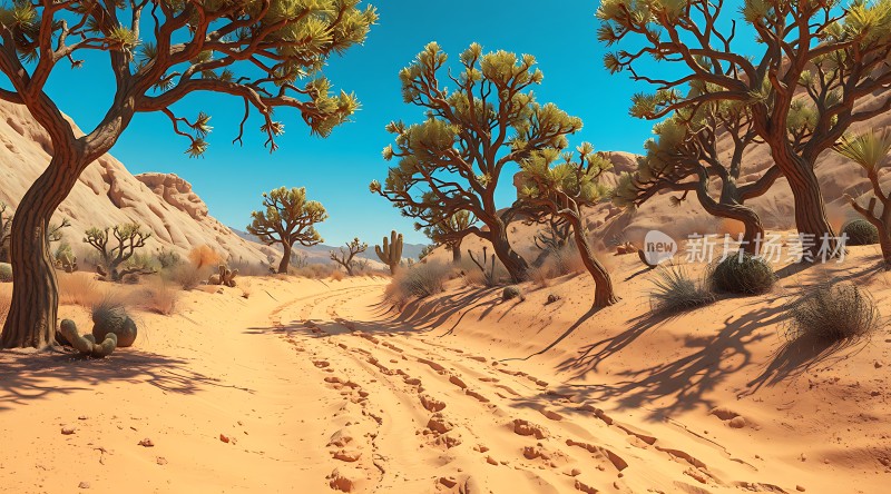 沙漠绿洲探险之旅