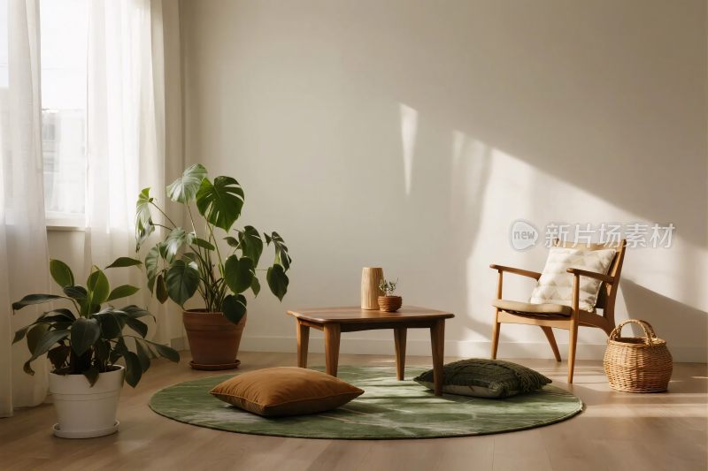 温馨室内绿植场景
