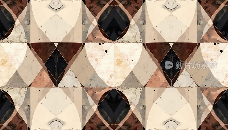 抽象几何艺术图案