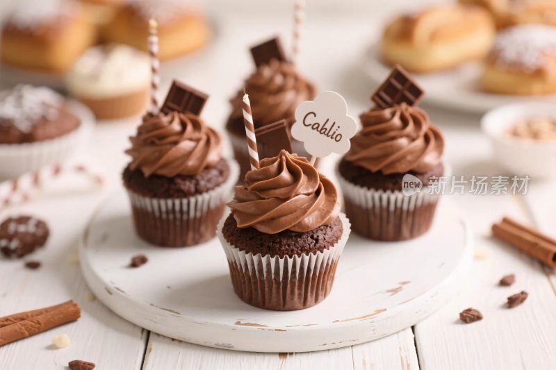 美食甜点纸杯蛋糕