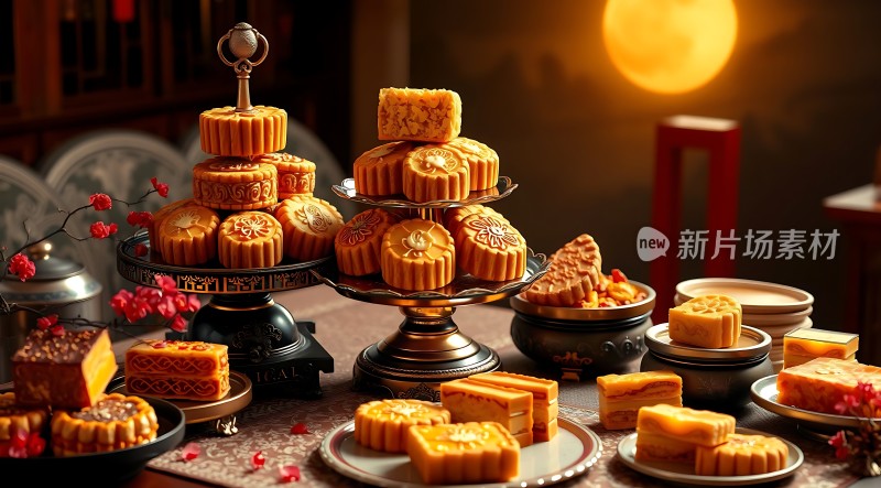 月饼盛宴传统与现代交融