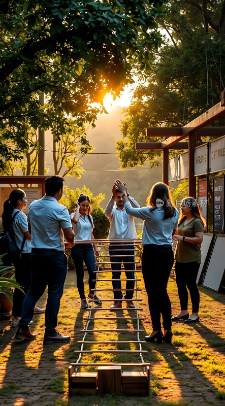 团队协作挑战自我！