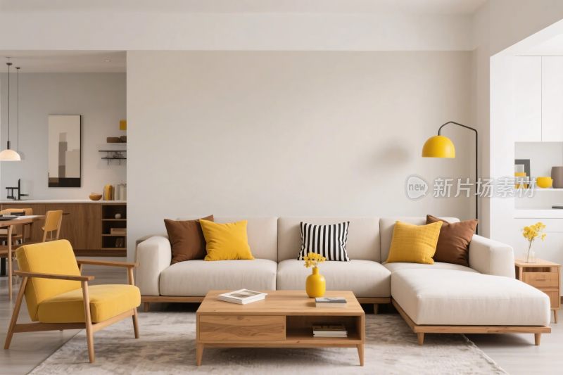 现代简约客厅布置