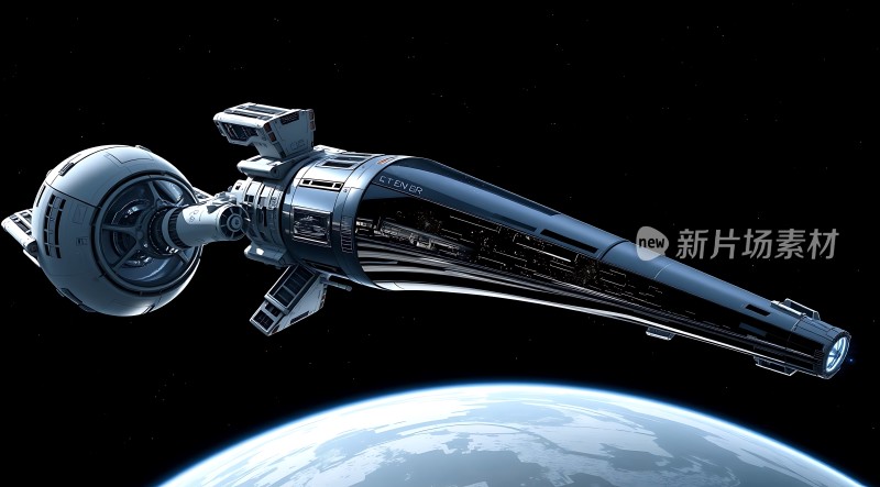 星际飞船遨游宇宙