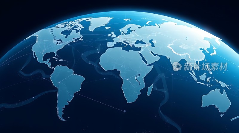 全球网络连接图