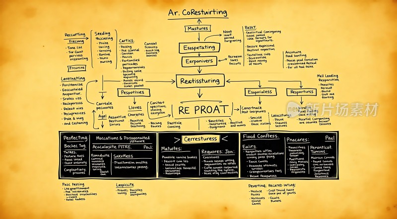 农业恢复与重建流程图