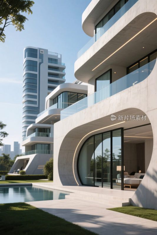 现代高端住宅景观