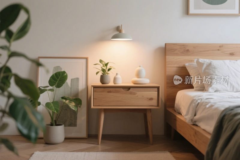 温馨简约卧室布置