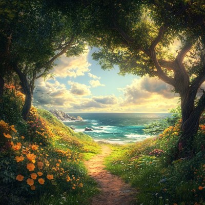 唯美诗意自然风景漫画 唯美诗意自然风景漫画