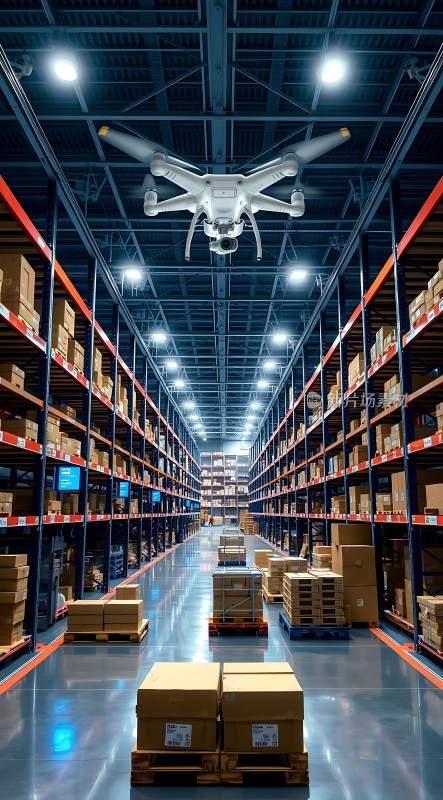 智能仓储物流中心无人机高效作业