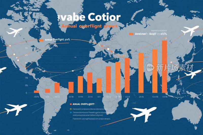 航空数据环球信息图