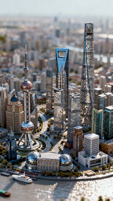 上海地标建筑群