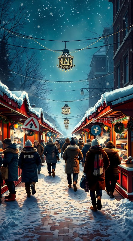 冬日集市暖意融融