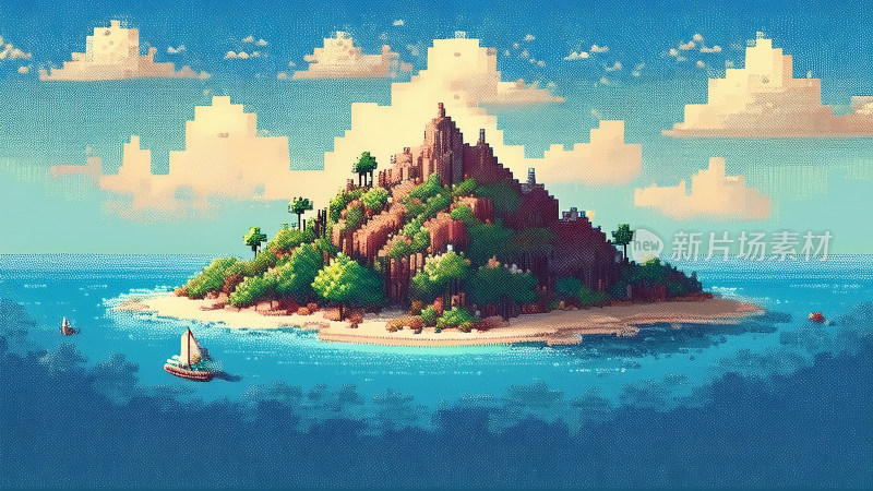 像素岛 像素海岛 游戏风