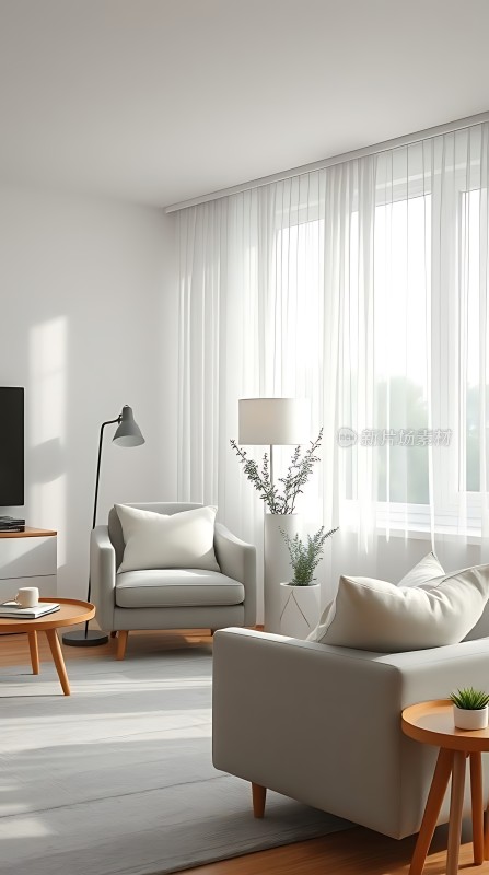 简约现代客厅舒适优雅生活空间