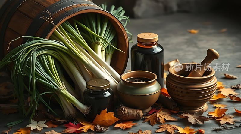 秋日丰收自然馈赠