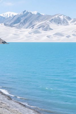 雪山湖泊自然风光