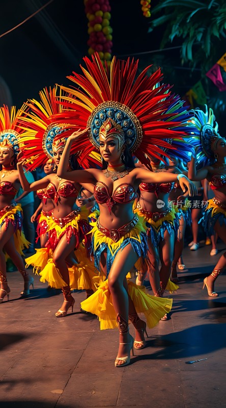狂欢节上的舞者
