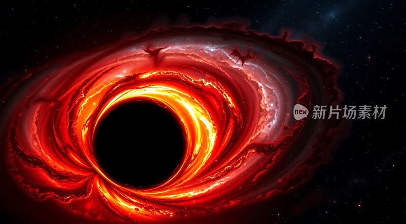 黑洞吞噬星辰