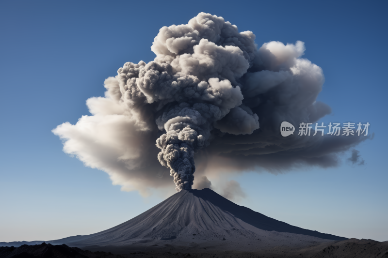 山烟羽和烟云高清风景图片