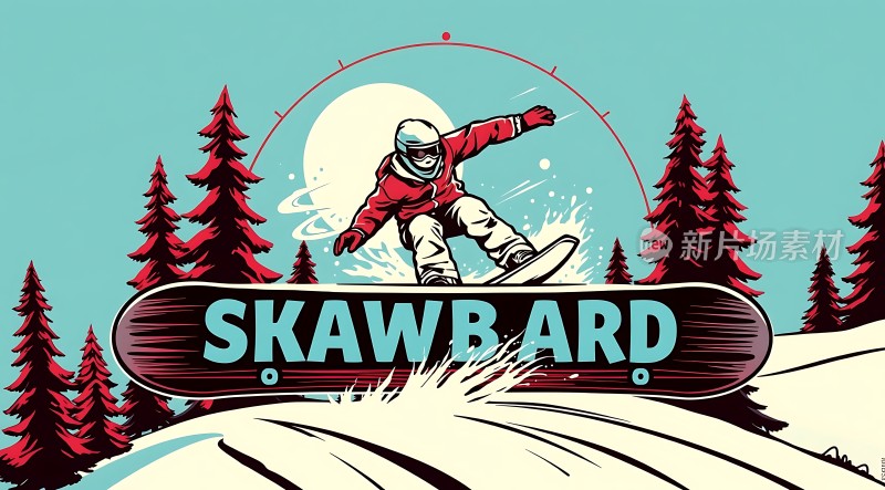 雪地滑板挑战者