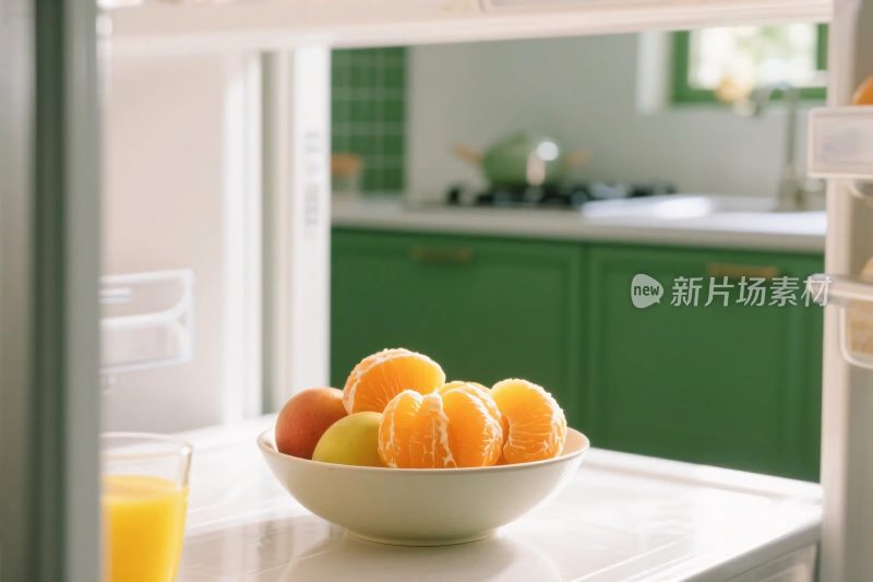 厨房水果碗场景