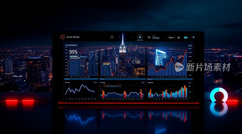 智能城市数据监控中心