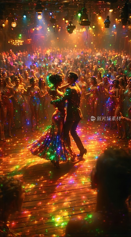 舞池中的璀璨之恋