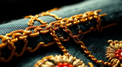 金色链条装饰细节 金色链条装饰细节