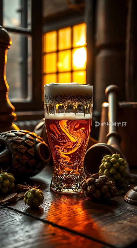 阳光下的啤酒时光