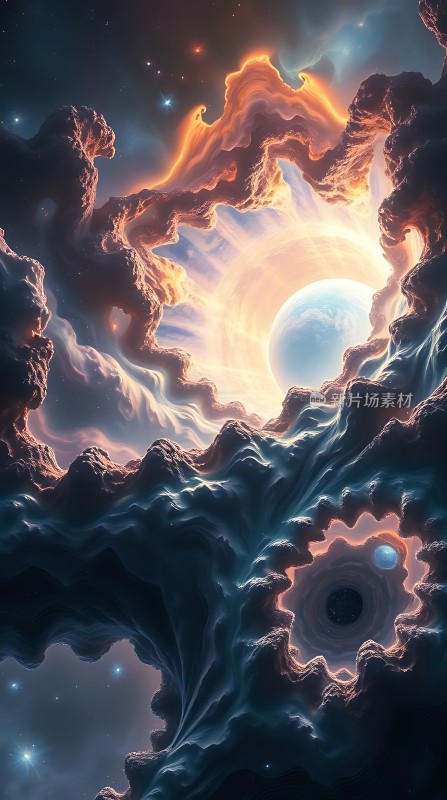 宇宙奇观星云与行星
