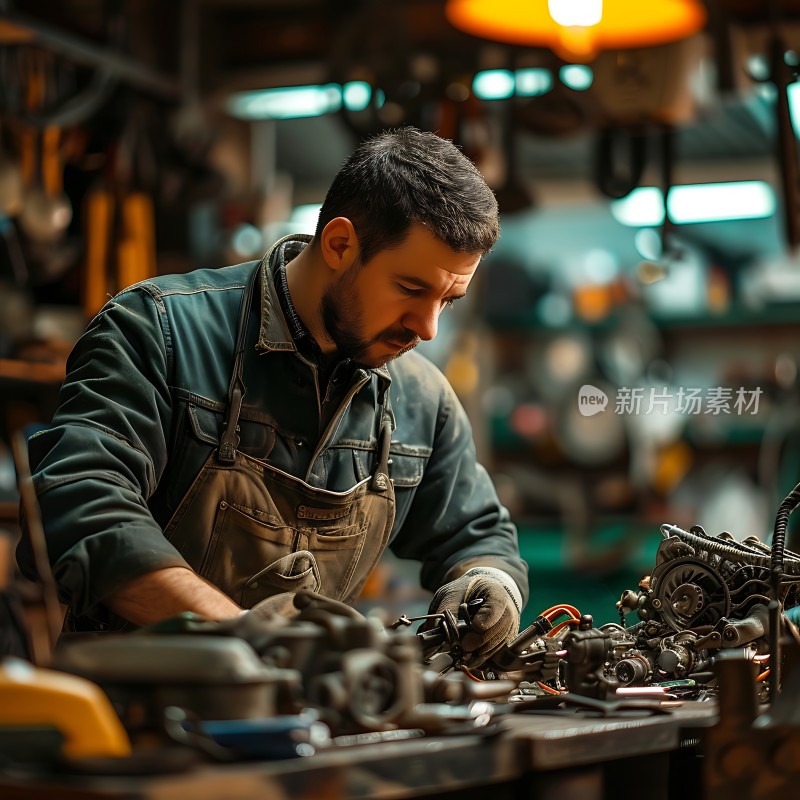 专注机械维修的工匠