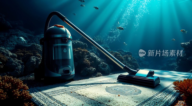 海底吸尘器清洁地毯