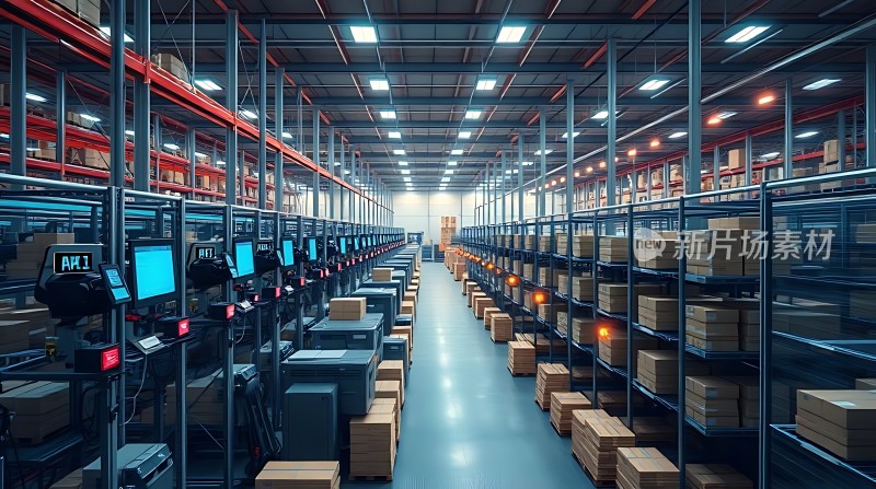 智能仓储中心高效物流管理