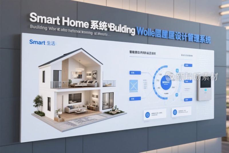 智能家居系统宣传图