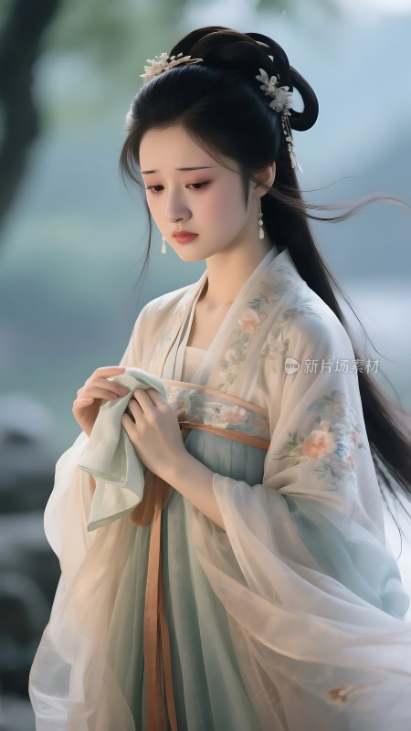 汉服佳人优雅婉约