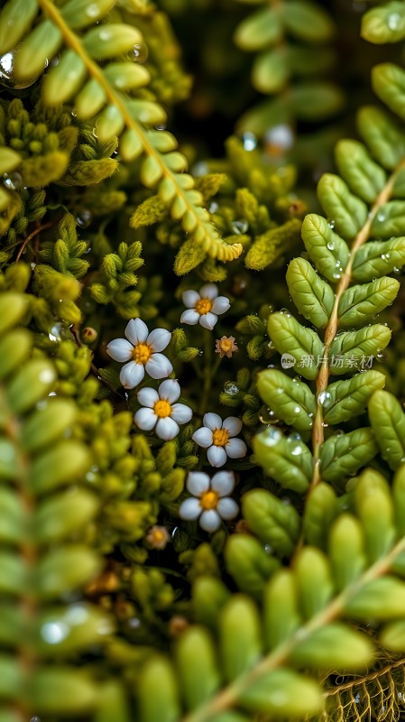 雨后春笋清新自然