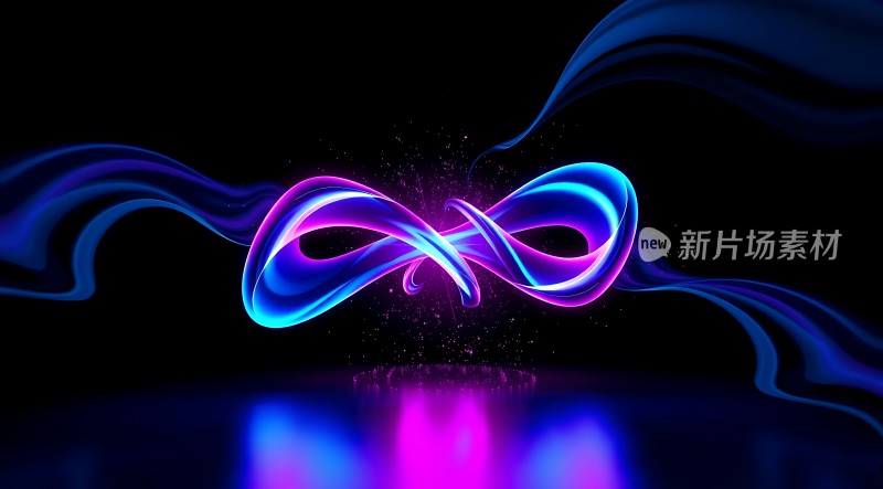 无限循环光影交织