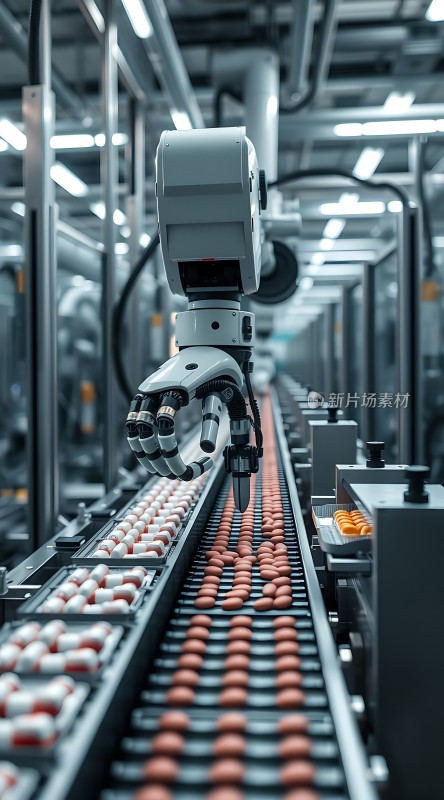 工业机器人操作药品生产流程