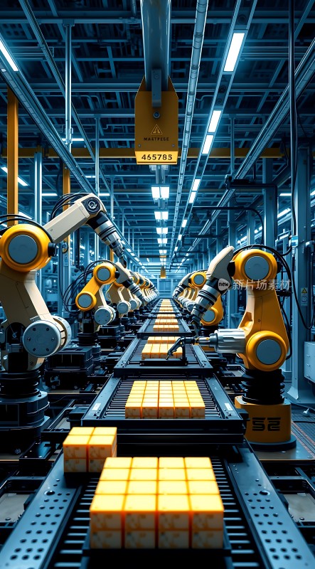 工业机器人生产线高效运作