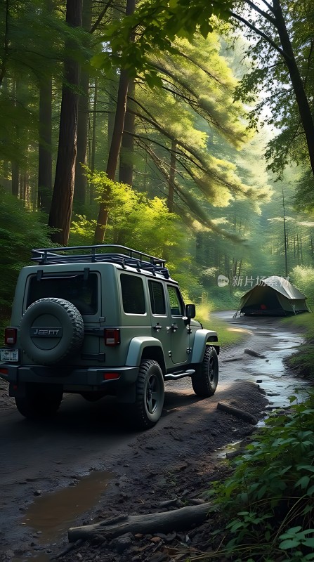 森林探险之旅 Jeep露营体验