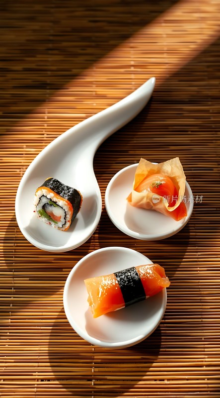 日式寿司拼盘诱人美味