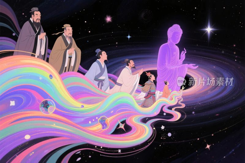 东方神话风格插画