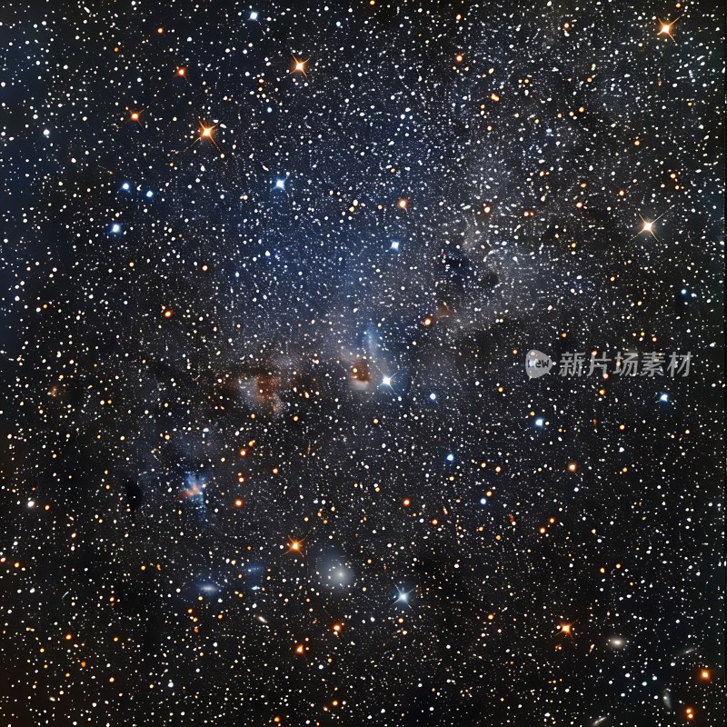 璀璨星空下的宇宙奇观