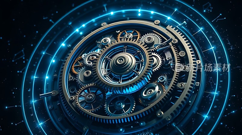 机械之心齿轮与科技交织的艺术