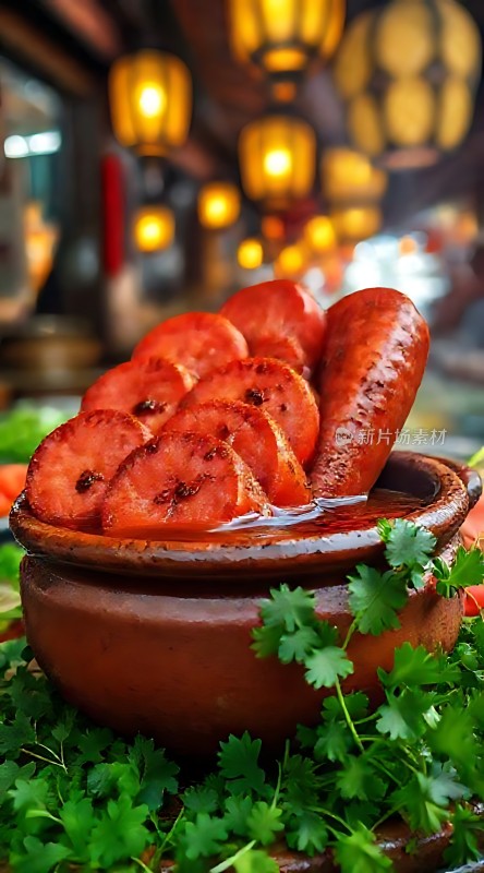 香辣腊肠煲仔饭