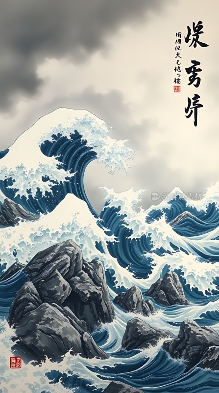 海浪汹涌