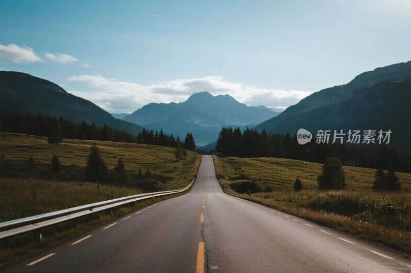 山水公路风景图