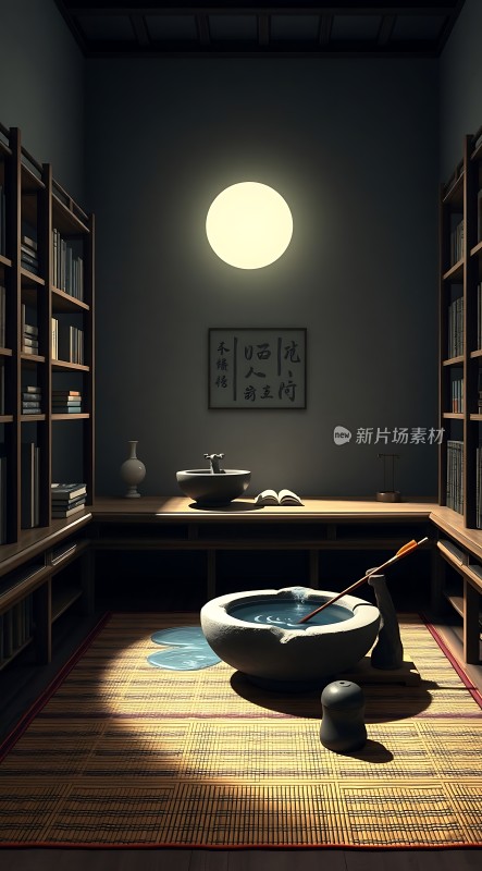 古风书房静雅图